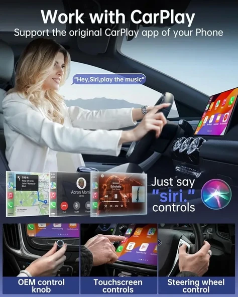 Luckymore Kablosuz Carplay Adaptörü - 4