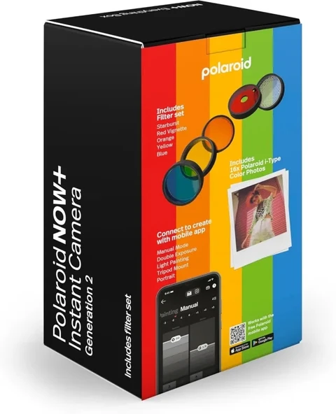Polaroid Now+ Gen2 Kamera + Film Paketi - 16 Fotoğraf (6250) - 6