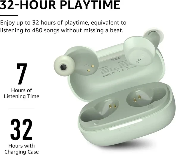 TOZO A1 Mini Kablosuz Bluetooth 5.3 Kulaklık - 10