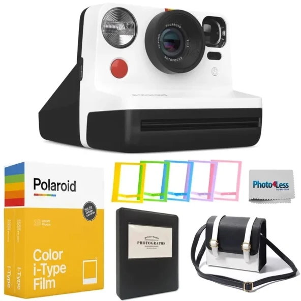 Polaroid Now 2. Nesil I-Tipi Anında Film Kamerası Siyah&Beyaz