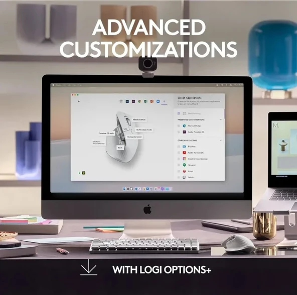 Logitech MX Master 3S Mac Kablosuz Bluetooth Fare - 11