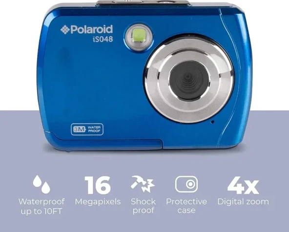 Polaroid IS048 Su Geçirmez Anında Paylaşımlı Dijital Fotoğraf Makinesi - 4