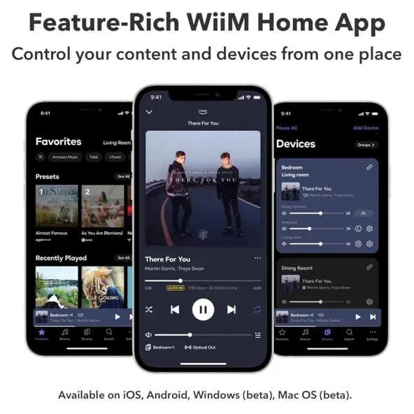 WiiM Amp: Çok Odalı Yayın Amplifikatörü - Chromecast - 9