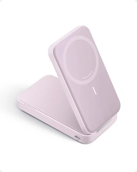 Anker MagGo Güç Bankası - iPhone 15/14/13 Serisi Pink