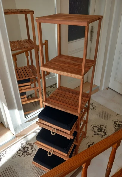 Ahşap meyvelik sebzelik - 4
