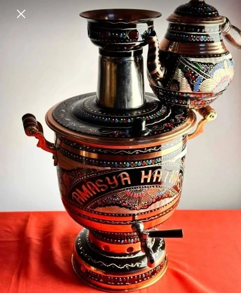 Odunlu Bakır Semaver