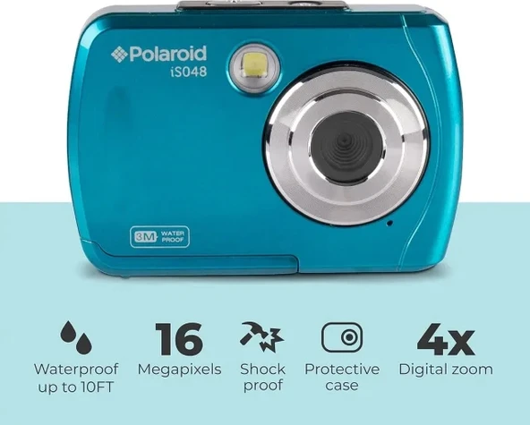 Polaroid IS048 Su Geçirmez Anında Paylaşımlı Dijital Fotoğraf Makinesi - 2
