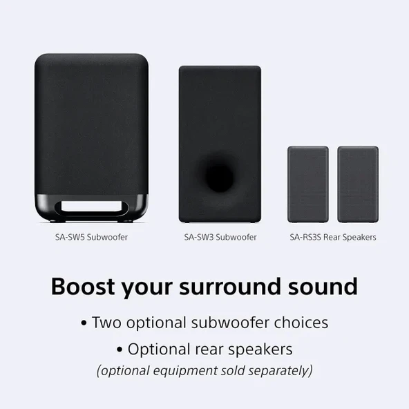 Sony HT-A3000 3.1 Kanal Dolby Atmos Surround Ses Çubuğu - 7