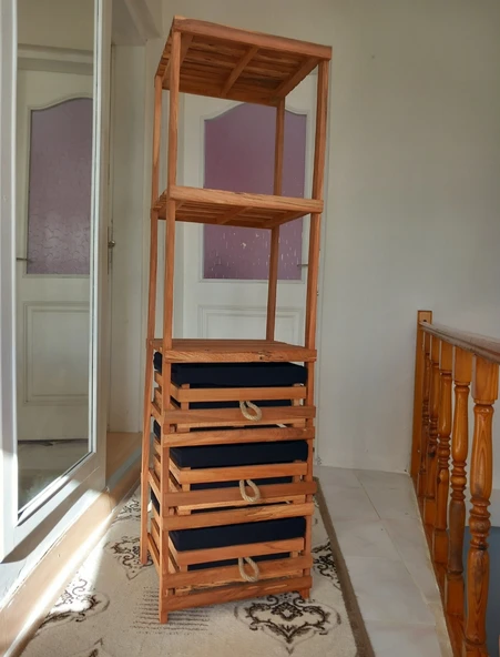 Ahşap meyvelik sebzelik - 8