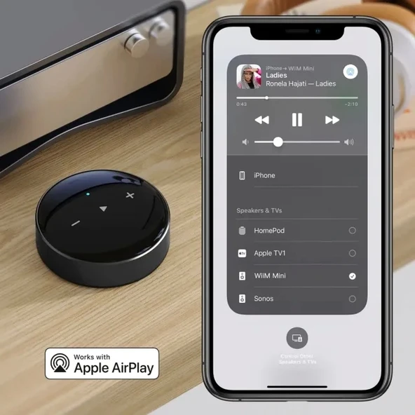 WiiM Mini AirPlay2 Kablosuz Ses Aktarıcı - 4