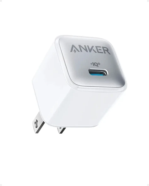 Anker 511 USB C Şarj Bloğu 20W (Nano Pro) Arctic White