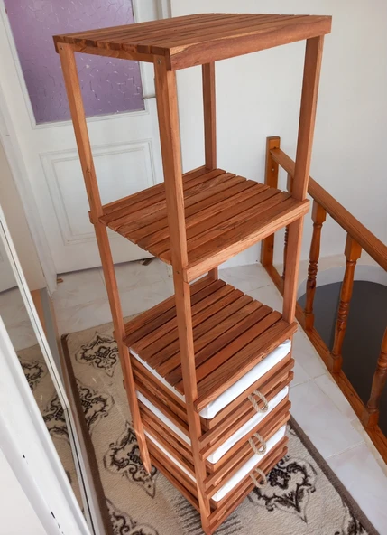 Ahşap meyvelik sebzelik - 2