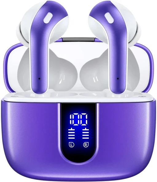 TAGRY True Kablosuz Kulaklık 60H Phantom Purple M