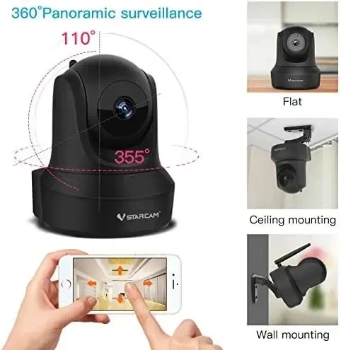 VSTARCAM İç Mekan Güvenlik Kamerası 1080P - 2