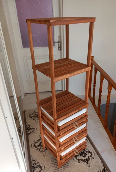 Ahşap meyvelik sebzelik - 4