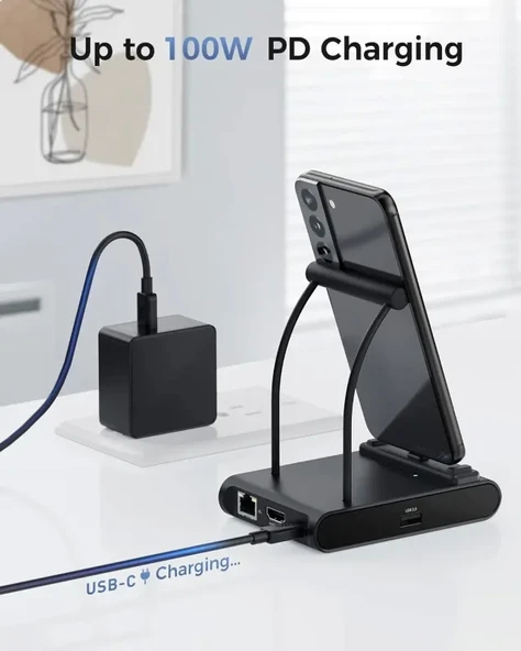 Kablo Önemlidir 5'i 1 arada iPhone 15 USB C HDMI 4K@60Hz Bağlantı İstasyonu - 6