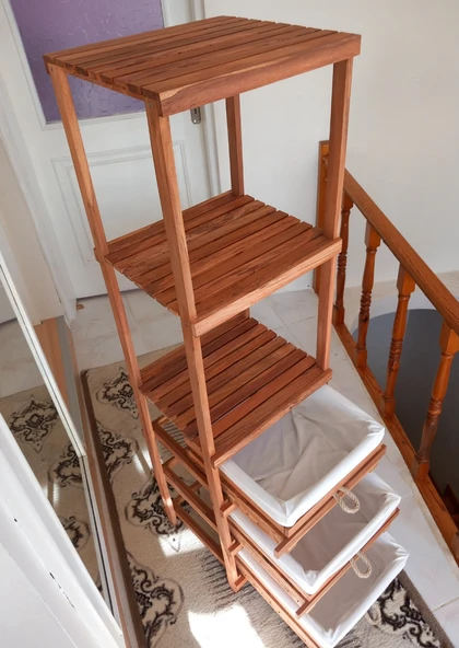 Ahşap meyvelik sebzelik - 7