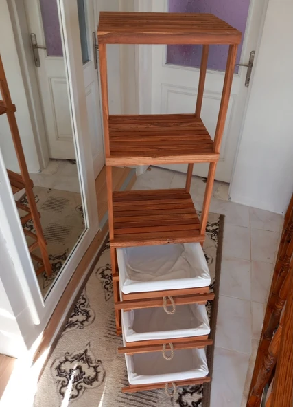 Ahşap meyvelik sebzelik - 5