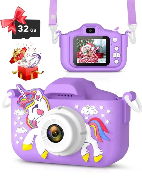 Desuccus Çocuklar için Dijital Kamera  Unicorn