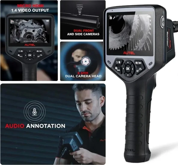 Autel MaxiVideo HD Çift Kamera 360° Dönebilen Gözetim Kamerası MV480 - 2
