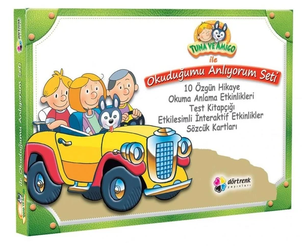 Dörtrenk 2. Sınıf Tuna ve Amigo İle Okuduğumu Anlıyorum Seti 10 Kitap