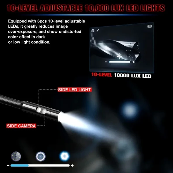 Autel MaxiVideo HD Çift Kamera 360° Dönebilen Gözetim Kamerası MV480 - 3