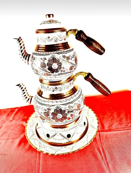 bakır çaydanlık orta boy