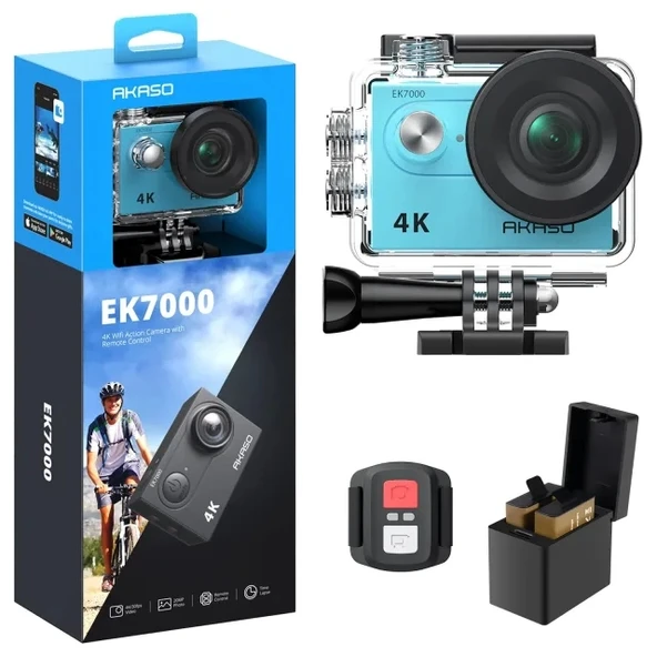 AKASO EK7000 4K30FPS 20MP Ultra HD Sualtı Aksiyon Kamerası - 8