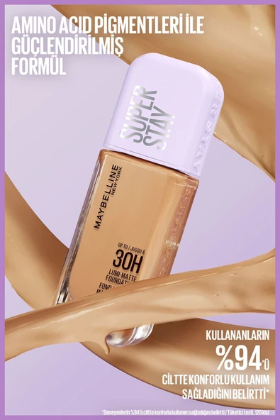 MAYBELLİNE Super Stay Lumi Matte Fondöten - 132 - 4