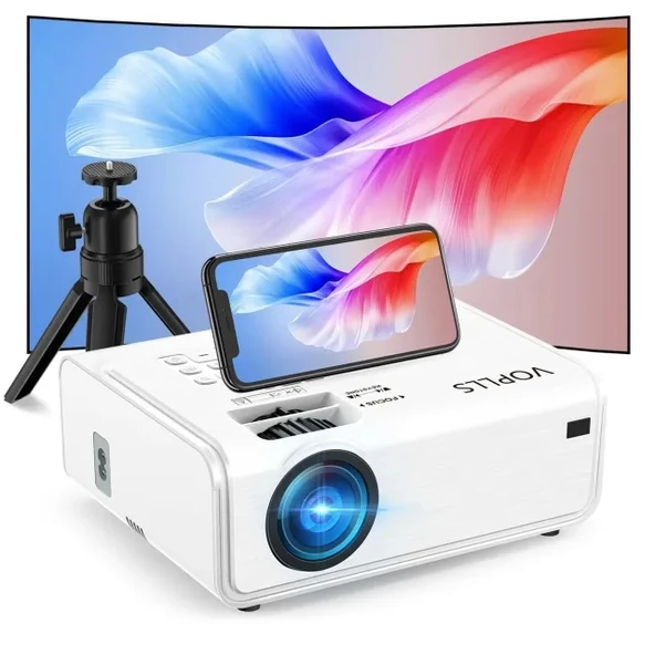 VOPLLS WiFi ve Bluetooth özellikli Projektör X-20000L/6D/4P/4K Projector