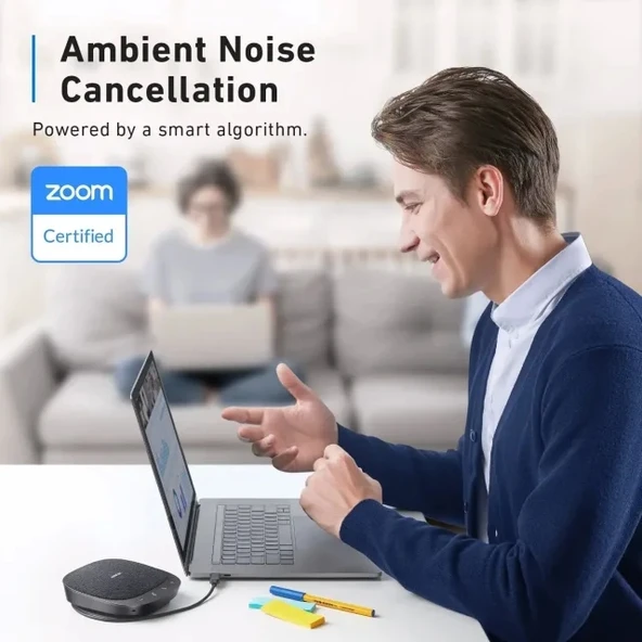 Anker PowerConf S330 360° 4 Mikrofonlu Konferans Hoparlörü - 2