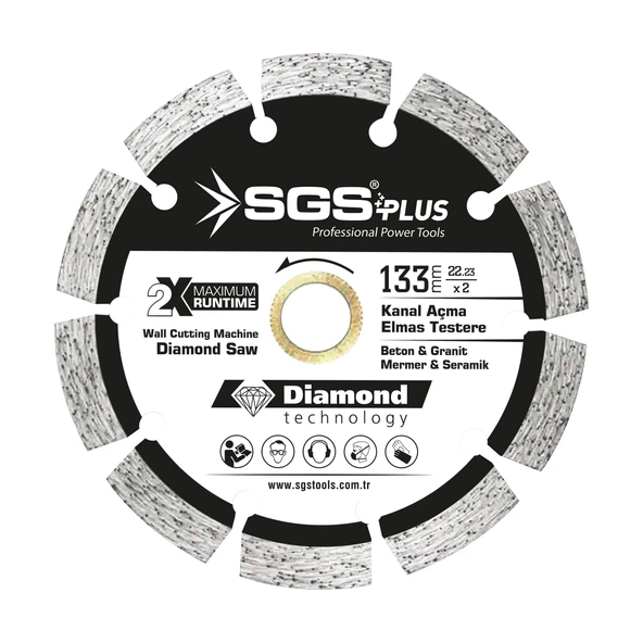 SGS PROFESYONEL ELMAS TESTERE / 133MM