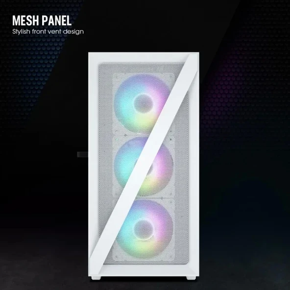 Vetroo M03 Micro ATX Mini ITX Kompakt Oyun Bilgisayarı Kasası - 3