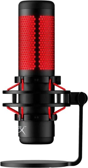 HyperX QuadCast USB Kırmızı LED Kondenser Oyun Mikrofonu - 2