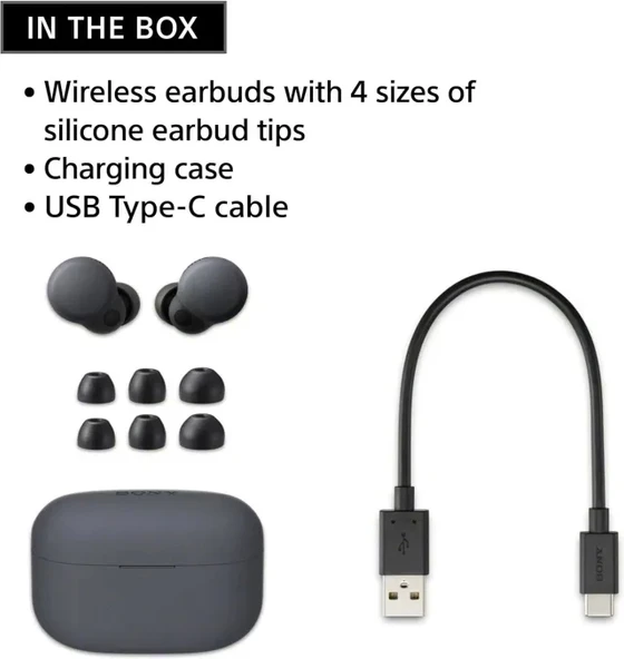 Sony LinkBuds S Truly Wireless Gürültü Engelleyici Kulaklık - 4
