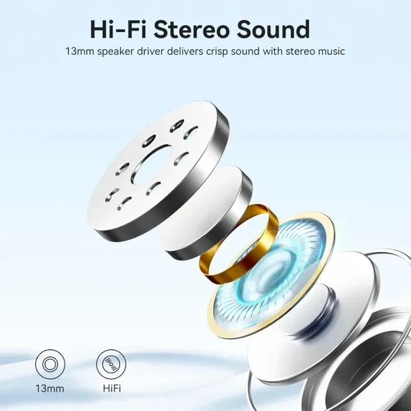 Wireless Earbuds Bluetooth 5.3 Kulaklık Red