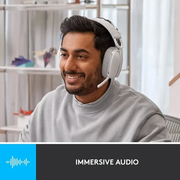 Logitech Zone Vibe 100 Hafif Kablosuz Kulak Üstü Kulaklık - 4