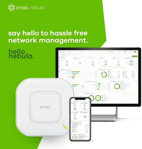 Zyxel True WiFi 6 AX3000 Çoklu Gigabit İş Erişim Noktası NWA210AX - 6