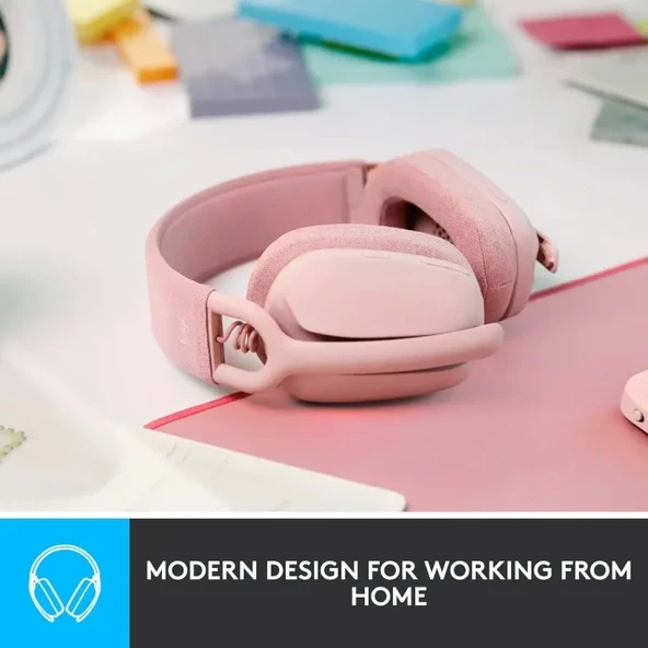 Logitech Zone Vibe 100 Hafif Kablosuz Kulak Üstü Kulaklık - 2