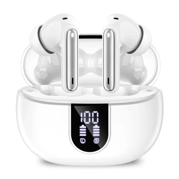Wireless Earbuds Bluetooth 5.3 Kulaklık White