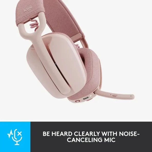 Logitech Zone Vibe 100 Hafif Kablosuz Kulak Üstü Kulaklık - 3
