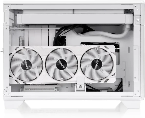 Thermaltake Core V21 SPCC Mikro ATX Mini ITX Cube Oyun Bilgisayarı Kasası - 7