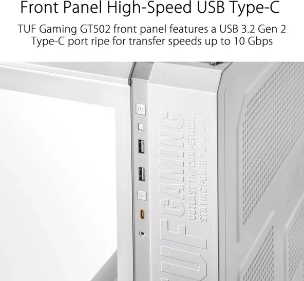 ASUS TUF Gaming GT502 Beyaz ATX Mid-Tower Bilgisayar Kasası - 3