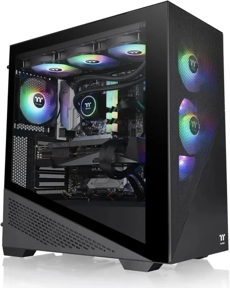 Thermaltake Divider 170 TG ARGB Anakart Sync mATX  2x120mm ARGB Fanlı Bilgisayar Kasası - 2