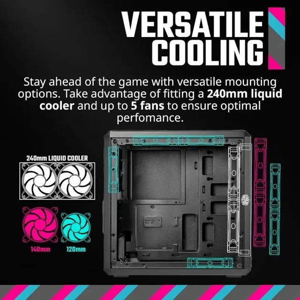 Cooler Master MasterBox Q300L PC Kasası - 4