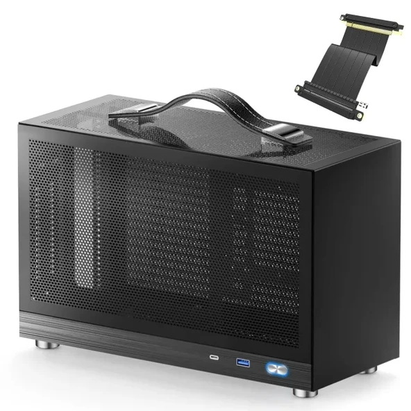 S300 - Mini-ITX PC Oyun Kasası S300 Black
