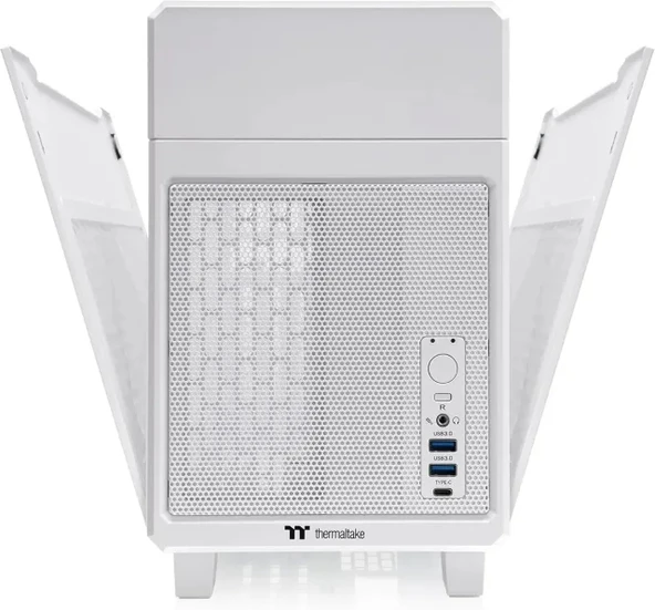 Thermaltake Core V21 SPCC Mikro ATX Mini ITX Cube Oyun Bilgisayarı Kasası - 6