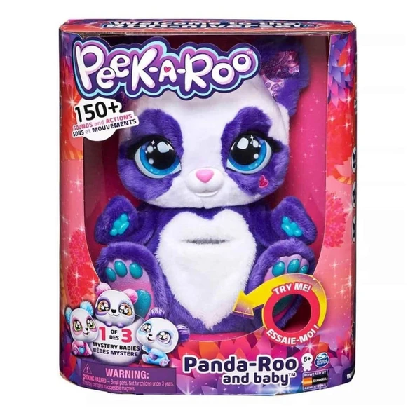 Nessiworld 60420 İnteraktif Peluş Panda Peef-a-ROO - 2
