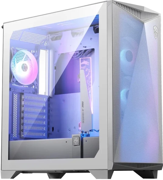 MSI MPG Gungnir 300R AirFlow ARGB White USB 3.2 ATX Mid Tower Kasa MPG GUNGNIR 300R AIRFLOW WHITE
