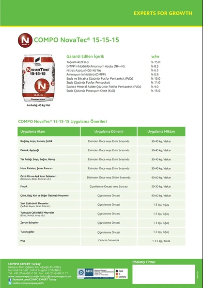 Novatec 15-15-15 - 3